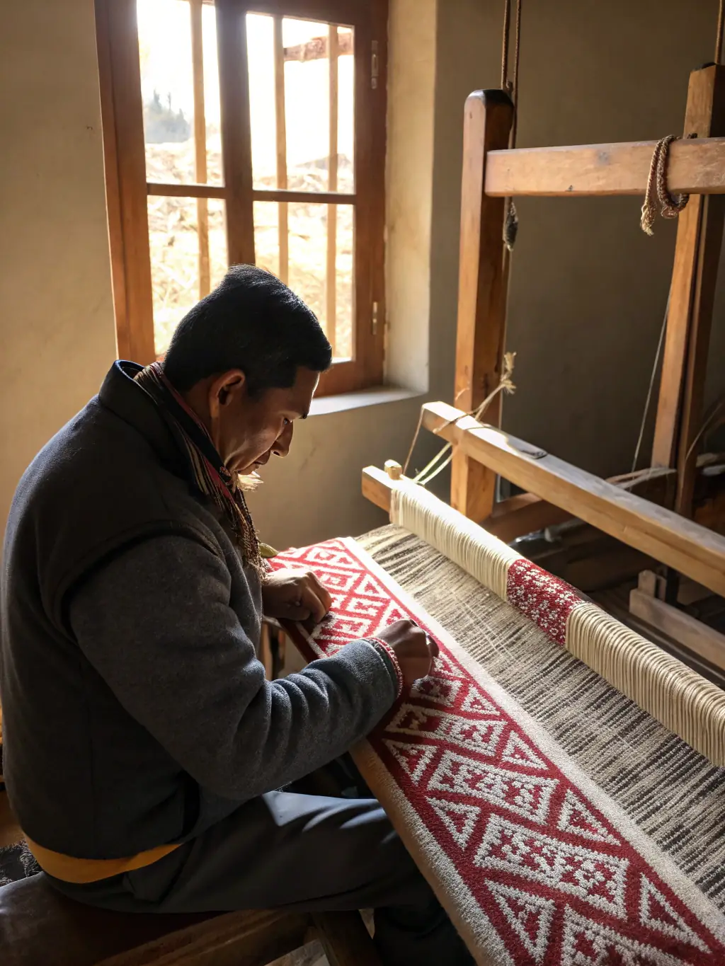 A collaborative project between LA MAISON DE L'EQUATEUR and a local Ecuadorian artisan, showcasing their craftsmanship and promoting sustainable economic development.